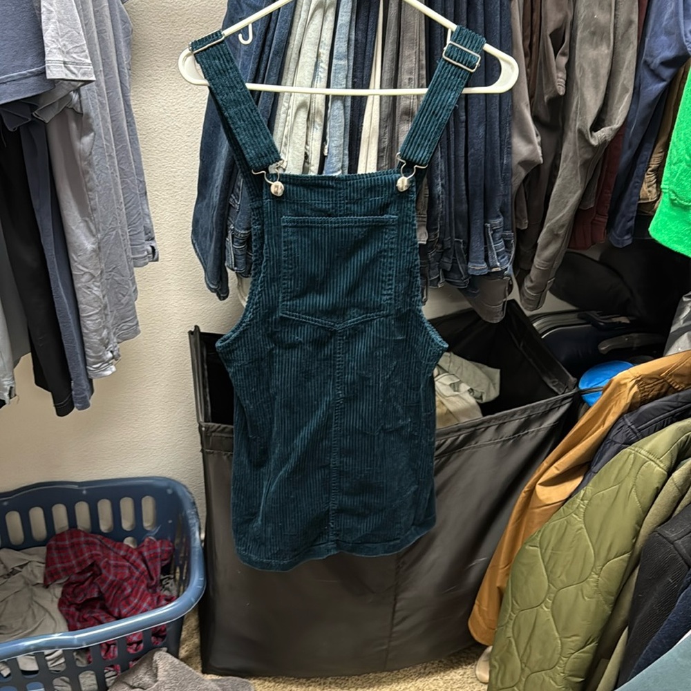 NWT Mango Corduroy Pinafore Dress